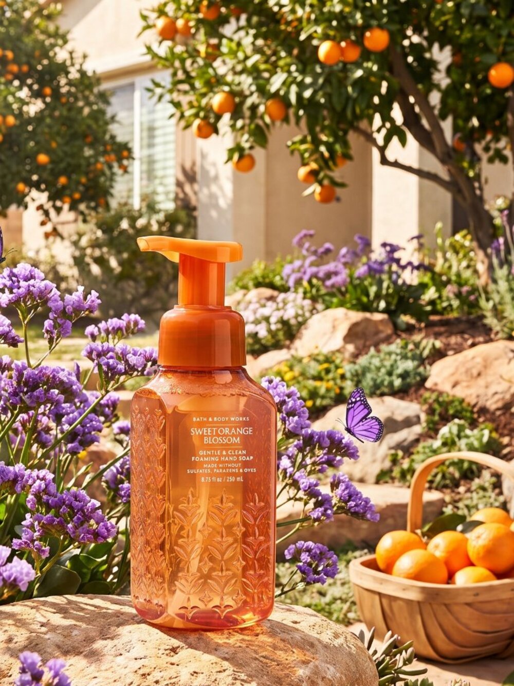 🍊Bath & Body Works Sweet Orange Blossom Gentle & Clean Foaming Hand Soap 8.75oz